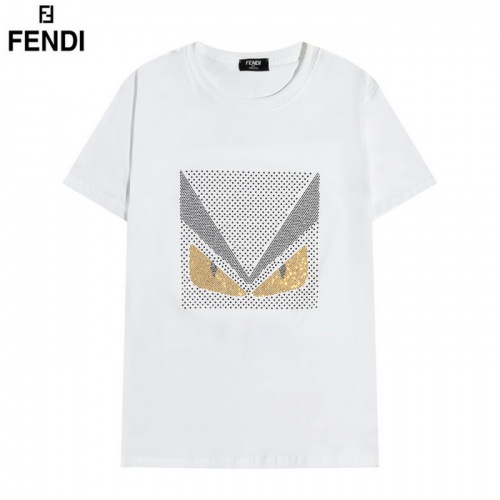 Fendi T-Shirts Short Sleeved For Men #830174 $29.00 USD, Wholesale Replica Fendi T-Shirts