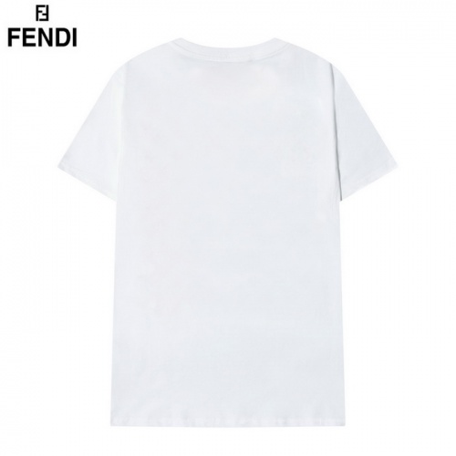 Replica Fendi T-Shirts Short Sleeved For Men #830174 $29.00 USD for Wholesale