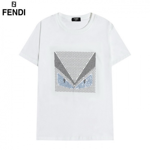 Fendi T-Shirts Short Sleeved For Men #830175 $29.00 USD, Wholesale Replica Fendi T-Shirts