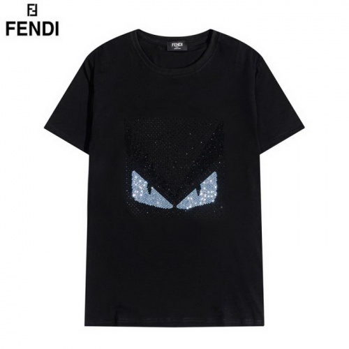 Fendi T-Shirts Short Sleeved For Men #830176 $29.00 USD, Wholesale Replica Fendi T-Shirts