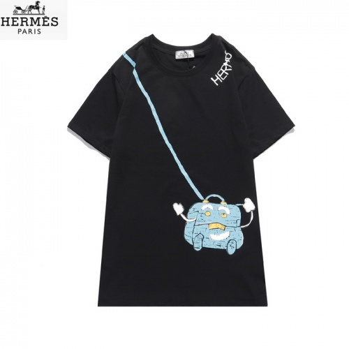 Hermes T-Shirts Short Sleeved For Men #830249 $27.00 USD, Wholesale Replica Hermes T-Shirts