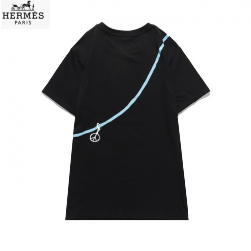 Replica Hermes T-Shirts Short Sleeved For Men #830249 $27.00 USD for Wholesale