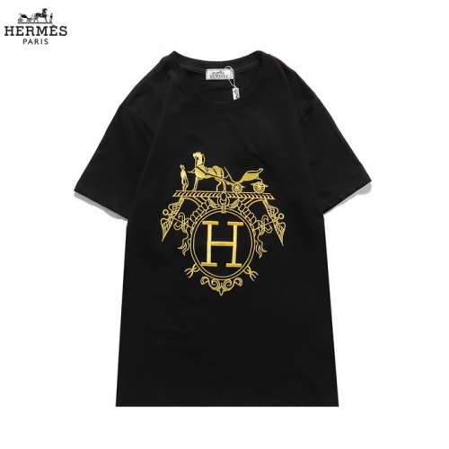 Hermes T-Shirts Short Sleeved For Men #830251 $27.00 USD, Wholesale Replica Hermes T-Shirts