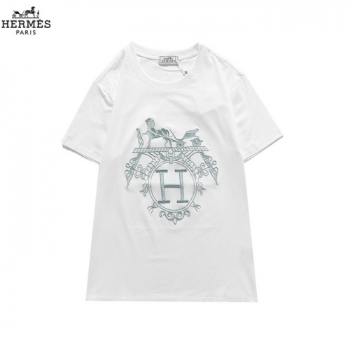 Hermes T-Shirts Short Sleeved For Men #830252 $27.00 USD, Wholesale Replica Hermes T-Shirts