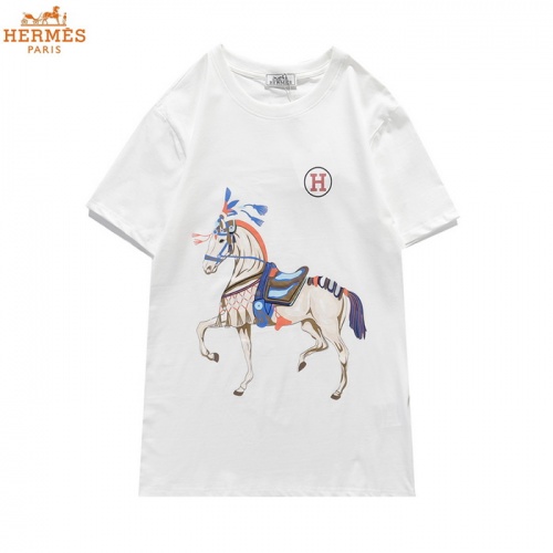 Hermes T-Shirts Short Sleeved For Men #830254 $27.00 USD, Wholesale Replica Hermes T-Shirts