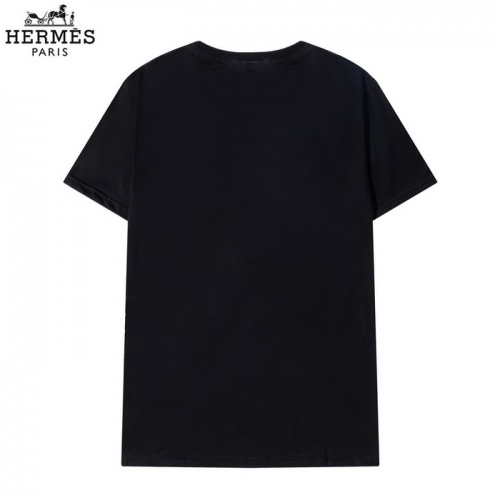 Replica Hermes T-Shirts Short Sleeved For Men #830256 $27.00 USD for Wholesale