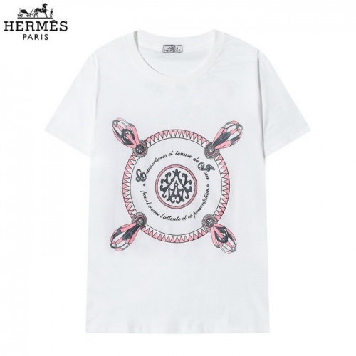 Hermes T-Shirts Short Sleeved For Men #830257 $27.00 USD, Wholesale Replica Hermes T-Shirts