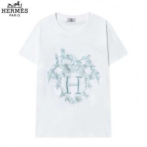 Hermes T-Shirts Short Sleeved For Men #830259 $29.00 USD, Wholesale Replica Hermes T-Shirts