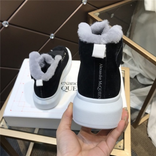 Replica Alexander McQueen High Tops Shoes For Women #830303 $115.00 USD for Wholesale