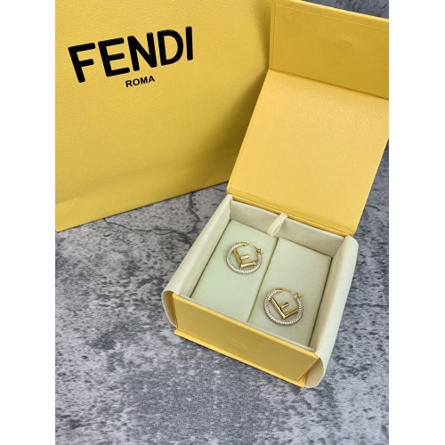 Fendi Earrings #830383 $40.00 USD, Wholesale Replica Fendi Earrings