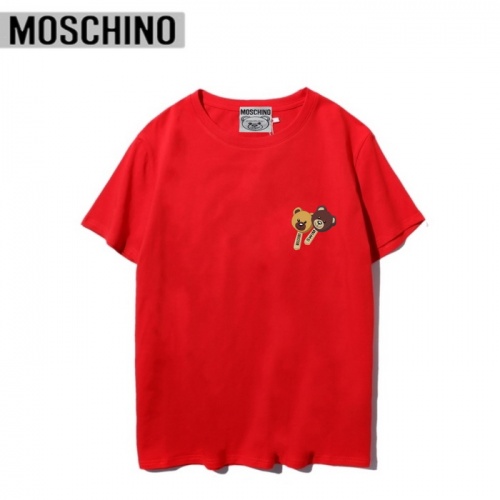 Moschino T-Shirts Short Sleeved For Men #830418 $25.00 USD, Wholesale Replica Moschino T-Shirts