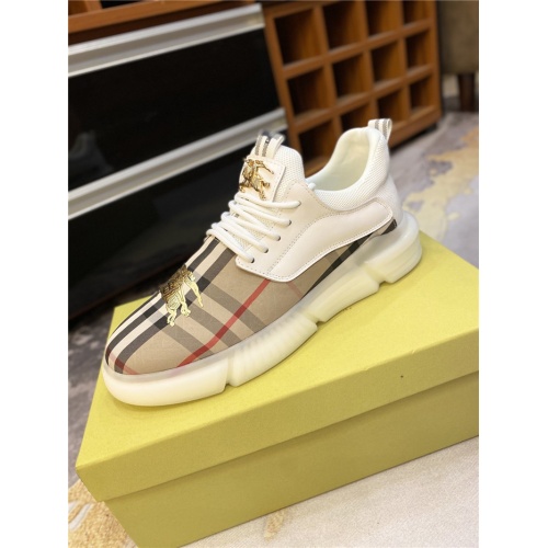 Replica Burberry Casual Shoes For Men #830528 $76.00 USD for Wholesale