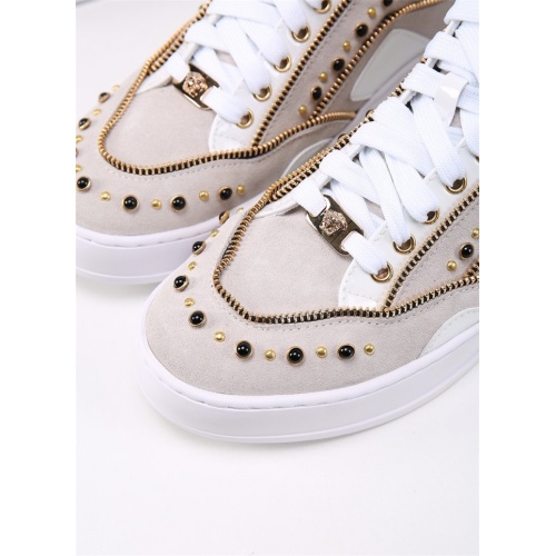 Replica Versace High Tops Shoes For Men #830561 $85.00 USD for Wholesale