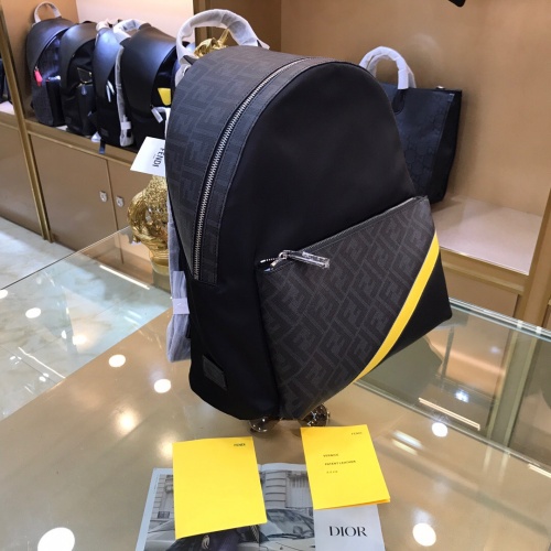 Replica Fendi AAA Man Backpacks #830756 $98.00 USD for Wholesale