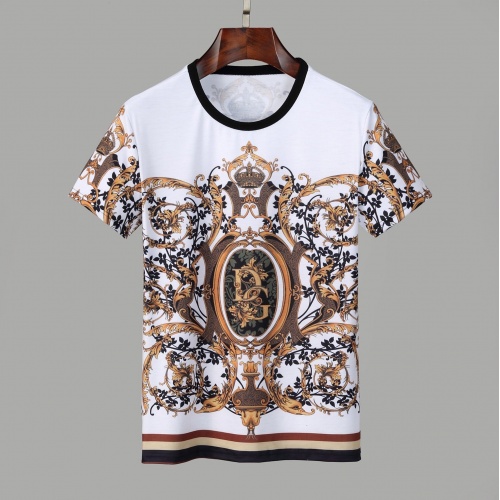 Dolce &amp; Gabbana D&amp;G T-Shirts Short Sleeved For Men #830772 $25.00 USD, Wholesale Replica Dolce &amp; Gabbana D&amp;G T-Shirts