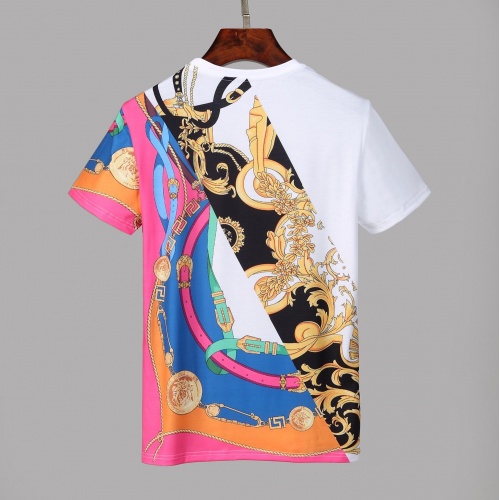Replica Versace T-Shirts Short Sleeved For Men #830796 $25.00 USD for Wholesale