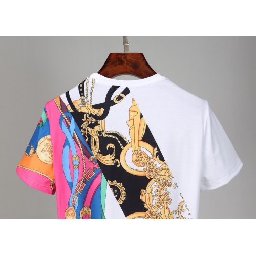 Replica Versace T-Shirts Short Sleeved For Men #830796 $25.00 USD for Wholesale