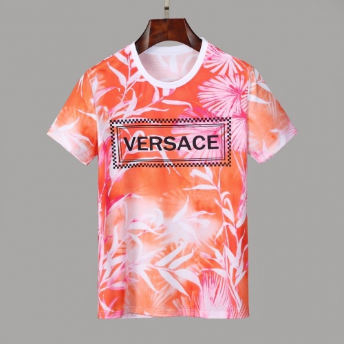 Versace T-Shirts Short Sleeved For Men #830797 $25.00 USD, Wholesale Replica Versace T-Shirts