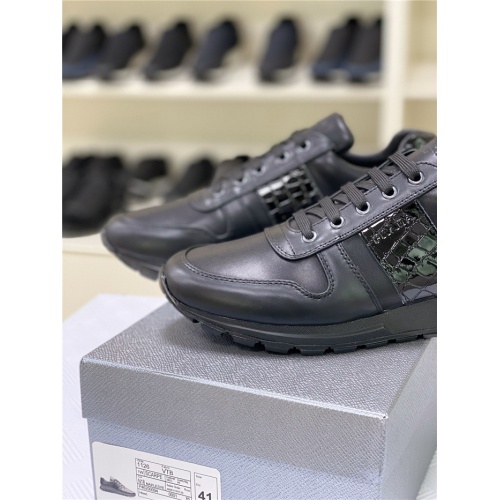 Replica Prada Casual Shoes For Men #830904 $88.00 USD for Wholesale