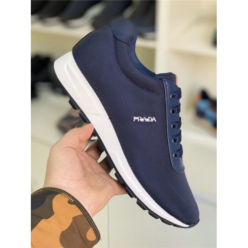 Replica Prada Casual Shoes For Men #830919 $80.00 USD for Wholesale