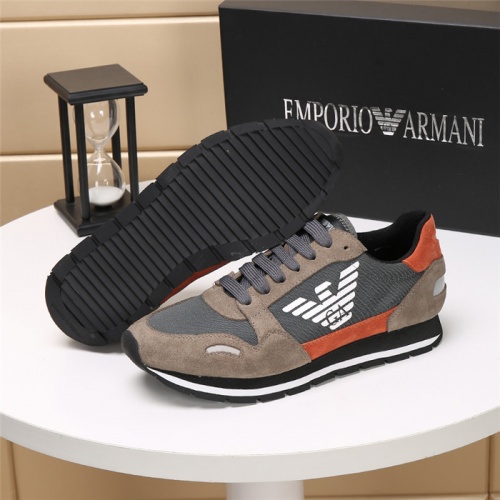 Replica Armani Casual Shoes For Men #830928 $76.00 USD for Wholesale