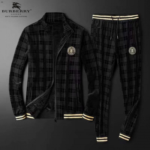 Burberry Tracksuits Long Sleeved For Men #830972 $102.00 USD, Wholesale Replica Burberry Tracksuits