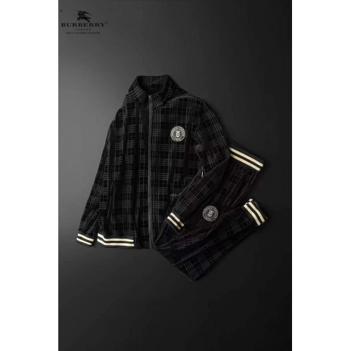 Replica Burberry Tracksuits Long Sleeved For Men #830972 $102.00 USD for Wholesale