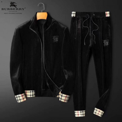 Burberry Tracksuits Long Sleeved For Men #830973 $102.00 USD, Wholesale Replica Burberry Tracksuits