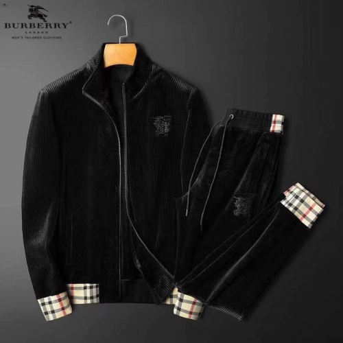 Replica Burberry Tracksuits Long Sleeved For Men #830973 $102.00 USD for Wholesale