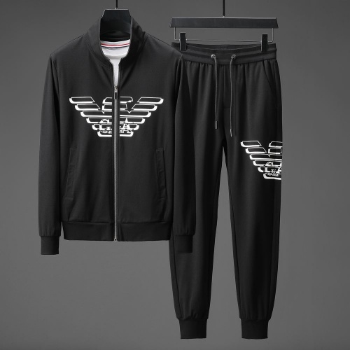 Armani Tracksuits Long Sleeved For Men #830993 $85.00 USD, Wholesale Replica Armani Tracksuits