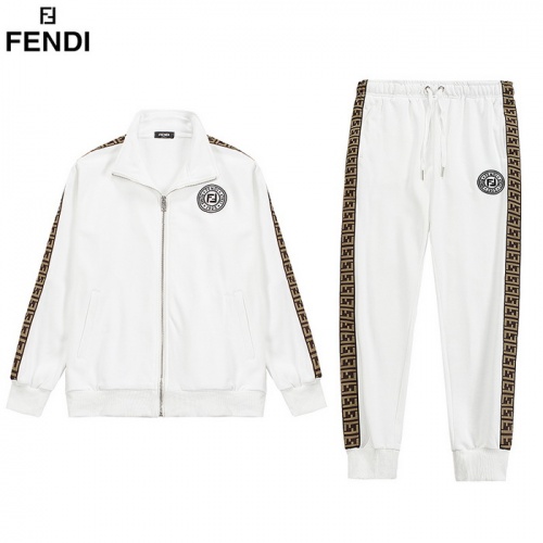 Fendi Tracksuits Long Sleeved For Men #831103 $85.00 USD, Wholesale Replica Fendi Tracksuits