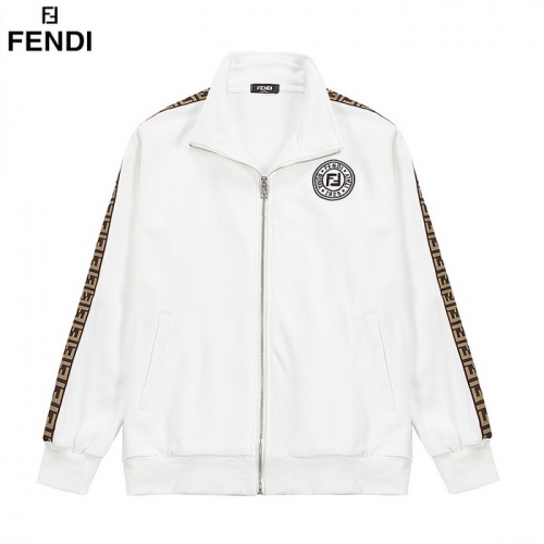 Replica Fendi Tracksuits Long Sleeved For Men #831103 $85.00 USD for Wholesale