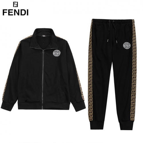 Fendi Tracksuits Long Sleeved For Men #831104 $85.00 USD, Wholesale Replica Fendi Tracksuits