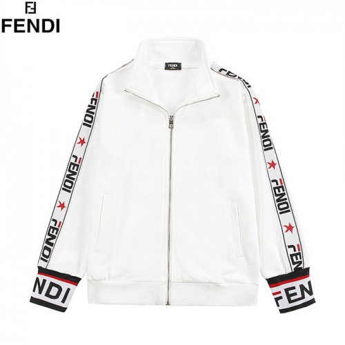 Replica Fendi Tracksuits Long Sleeved For Men #831105 $85.00 USD for Wholesale
