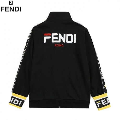 Replica Fendi Tracksuits Long Sleeved For Men #831106 $85.00 USD for Wholesale