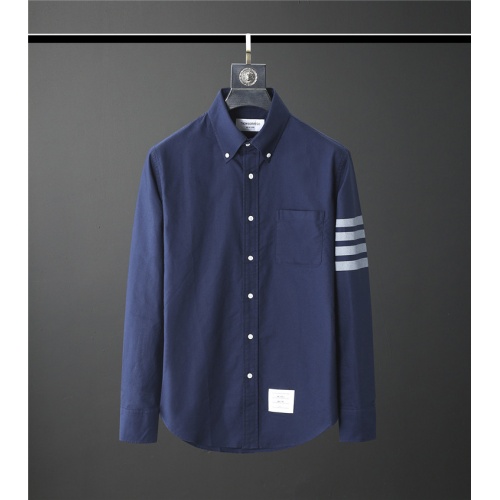 Thom Browne TB Shirts Long Sleeved For Men #831117 $80.00 USD, Wholesale Replica Thom Browne TB Shirts