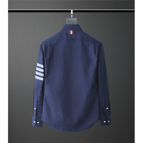 Replica Thom Browne TB Shirts Long Sleeved For Men #831117 $80.00 USD for Wholesale