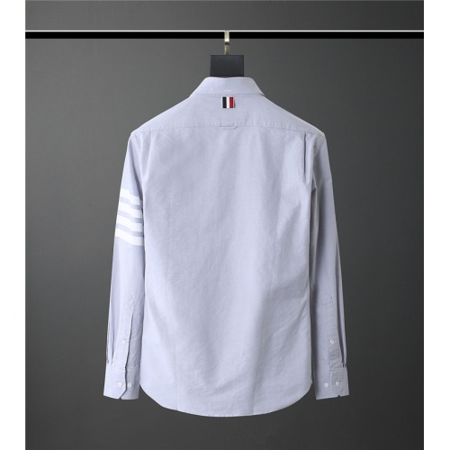 Replica Thom Browne TB Shirts Long Sleeved For Men #831118 $80.00 USD for Wholesale
