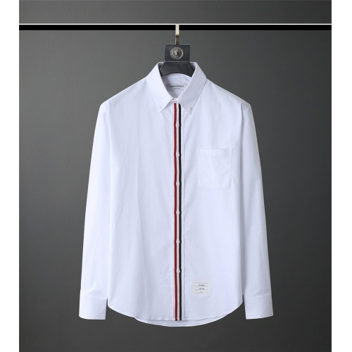 Thom Browne TB Shirts Long Sleeved For Men #831120 $80.00 USD, Wholesale Replica Thom Browne TB Shirts