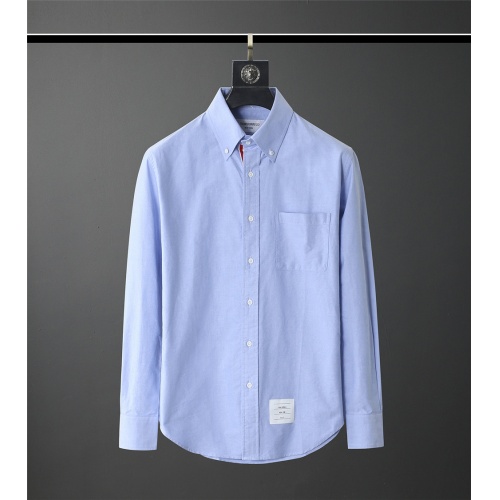 Thom Browne TB Shirts Long Sleeved For Men #831122 $80.00 USD, Wholesale Replica Thom Browne TB Shirts