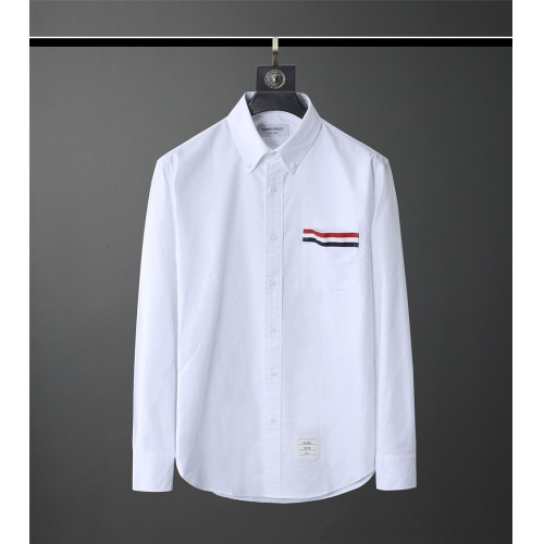 Thom Browne TB Shirts Long Sleeved For Men #831123 $80.00 USD, Wholesale Replica Thom Browne TB Shirts