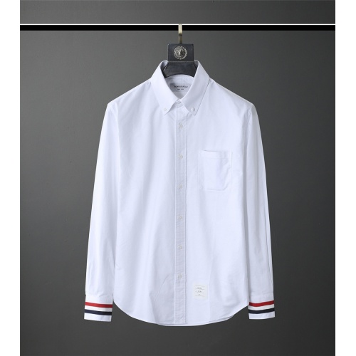 Thom Browne TB Shirts Long Sleeved For Men #831125 $80.00 USD, Wholesale Replica Thom Browne TB Shirts