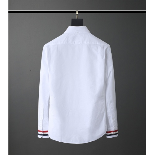 Replica Thom Browne TB Shirts Long Sleeved For Men #831125 $80.00 USD for Wholesale