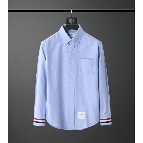 Thom Browne TB Shirts Long Sleeved For Men #831126 $80.00 USD, Wholesale Replica Thom Browne TB Shirts