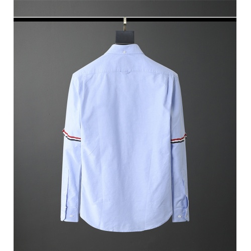 Replica Thom Browne TB Shirts Long Sleeved For Men #831129 $80.00 USD for Wholesale