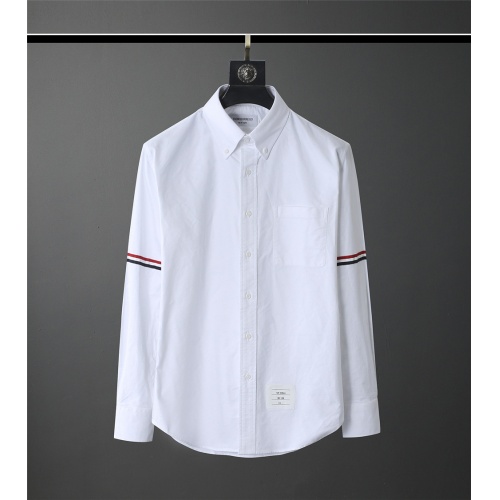 Thom Browne TB Shirts Long Sleeved For Men #831130 $80.00 USD, Wholesale Replica Thom Browne TB Shirts
