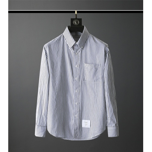 Thom Browne TB Shirts Long Sleeved For Men #831134 $80.00 USD, Wholesale Replica Thom Browne TB Shirts