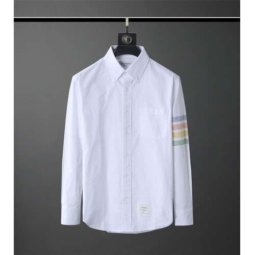 Thom Browne TB Shirts Long Sleeved For Men #831135 $80.00 USD, Wholesale Replica Thom Browne TB Shirts