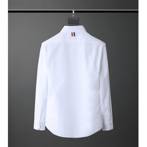 Replica Thom Browne TB Shirts Long Sleeved For Men #831137 $80.00 USD for Wholesale