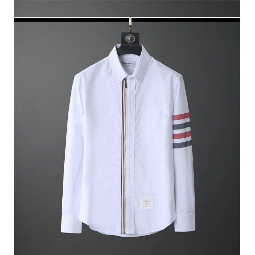 Thom Browne TB Shirts Long Sleeved For Men #831138 $80.00 USD, Wholesale Replica Thom Browne TB Shirts